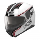 Casca moto integrala Nolan N87 Rapid N Com Flat Metal White
