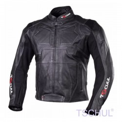 Geaca moto piele Tschul Roven all black