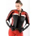 Geaca moto de dama Tschul Sporty Red