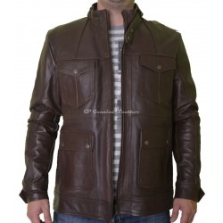 Geaca piele barbati LJSM-03